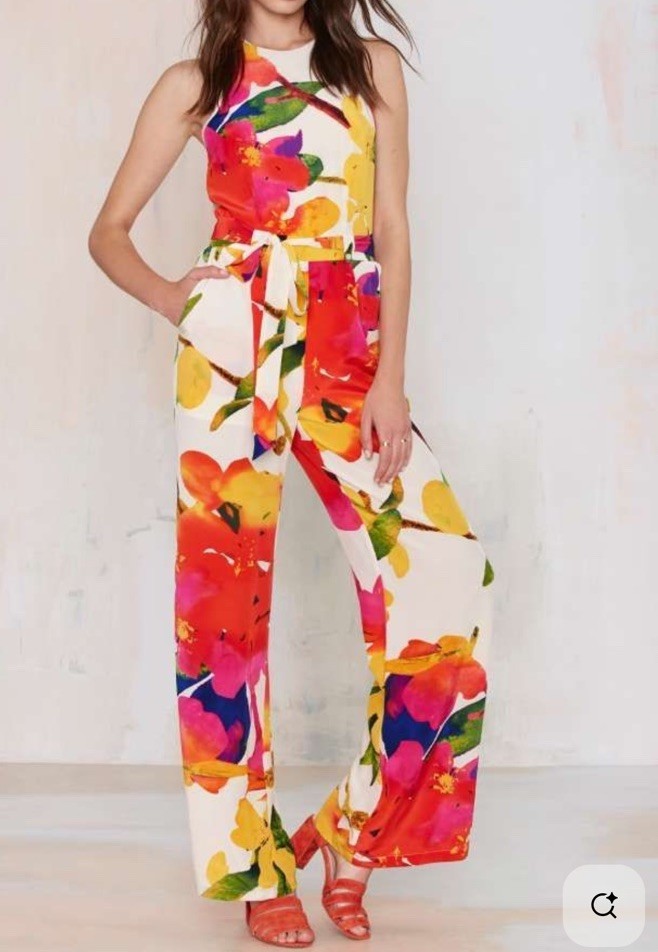 Yumi Kim Daffney in Endless Love Floral Print Jumpsuit Medium