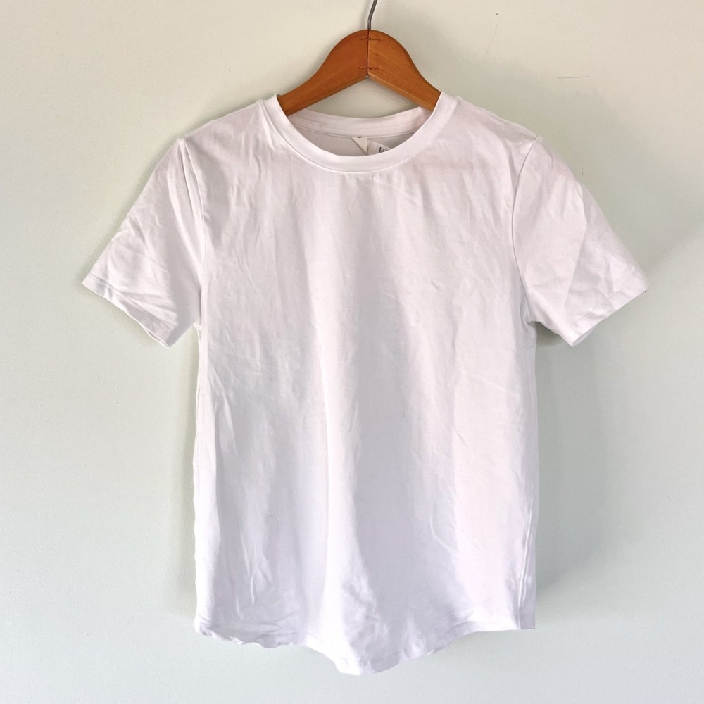 Lululemon Love Crewneck White Tee Sz 2