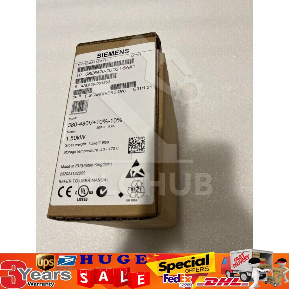 New Siemens 6SE6420-2UD21-5AA1 MICROMASTER420 without filter 6SE6 420-2UD21-5AA1