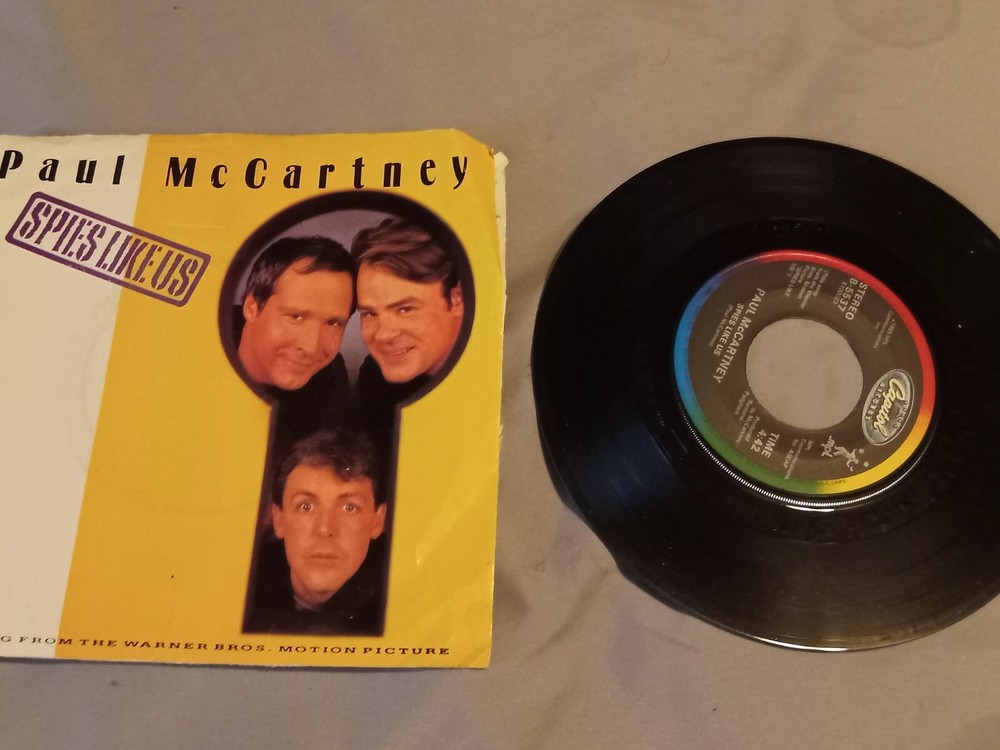 PAUL MCCARTNEY: Spies Like Us Vinyl Record 7