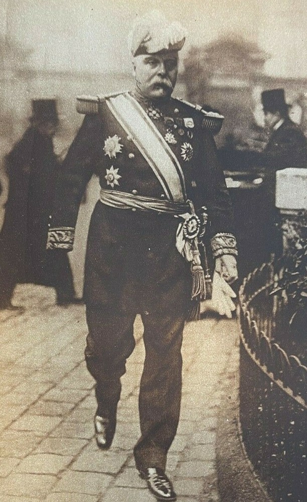 1915 Vintage Illustration French General Paul Pau
