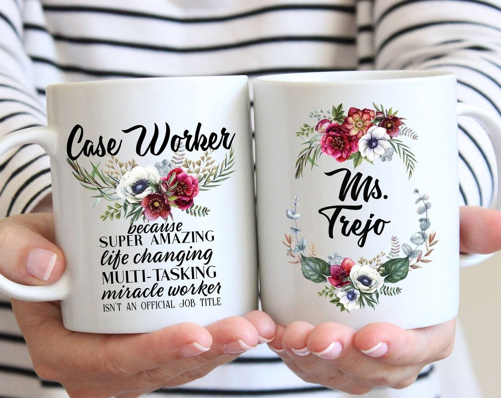 Personalized Case Worker Gift For Women L Retirement Thank You Appreciation