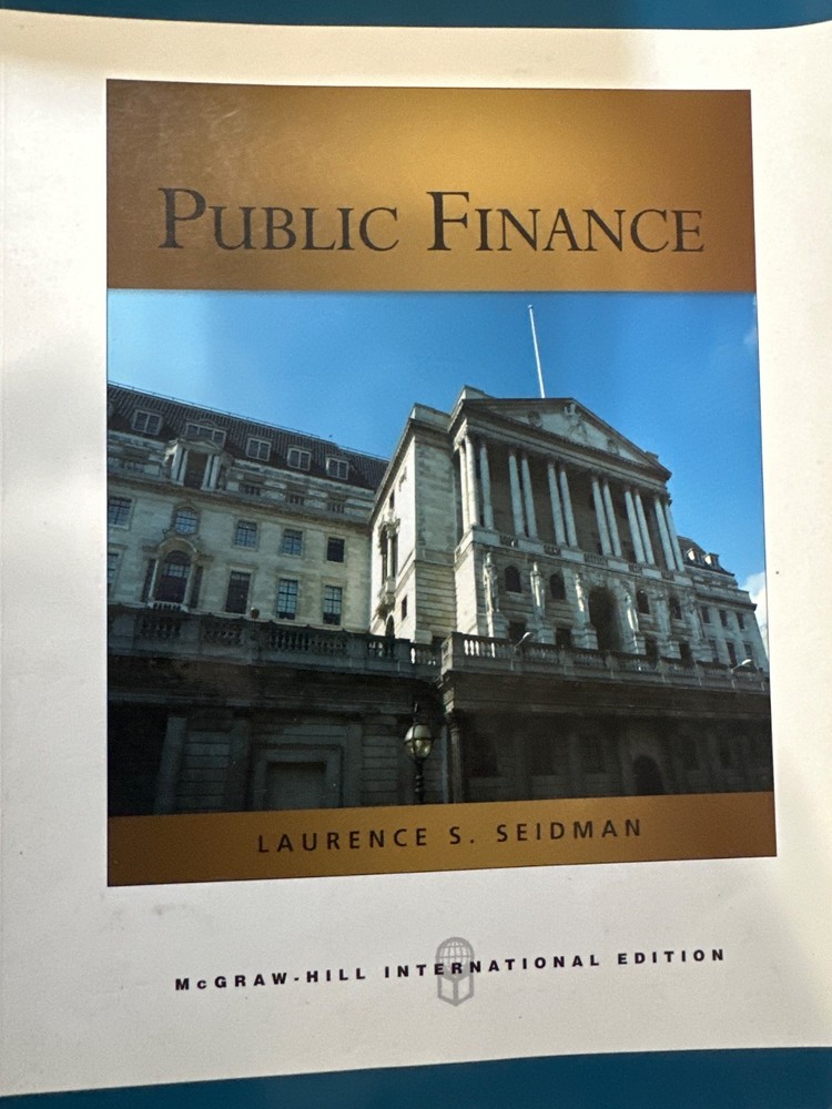Public Finance by Laurence S Seidman