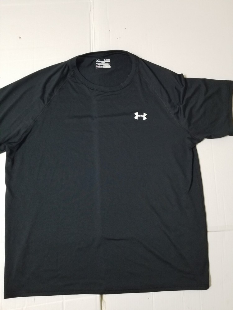 Under Armour Men's Adult  XL Black Tee Shirt Regular Loose  Athletic