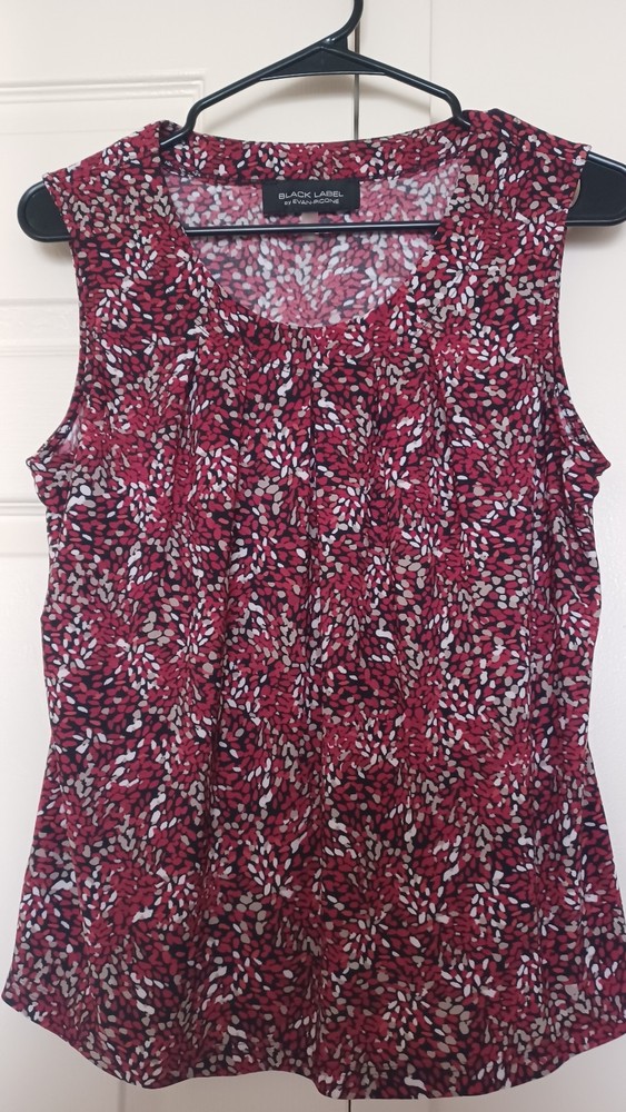 Black Label by Evan Piccone Top Size Medium