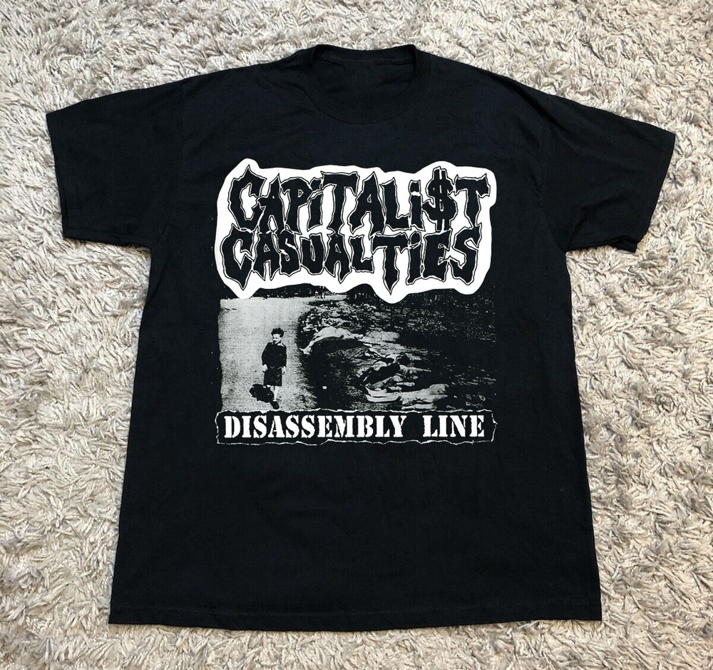 Capitalist Casualties – Disassembly Line Black Size S to 5XL T-Shirt BT212