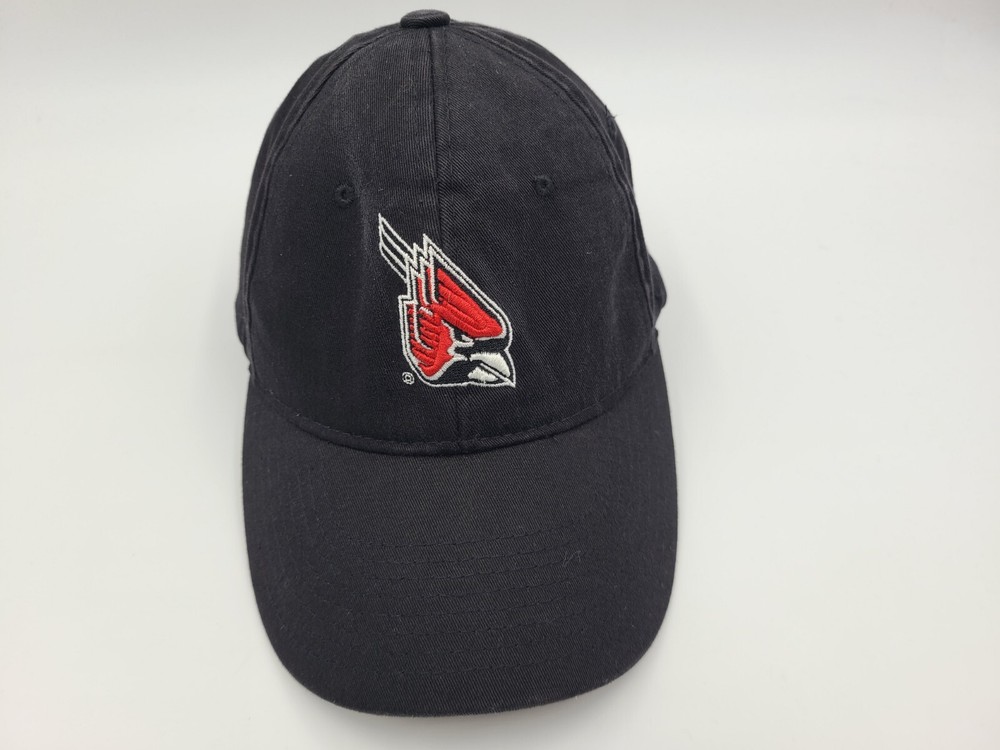 Ball State Cardinals NCAA Fitted S Hat Cap for Men and Women in Black