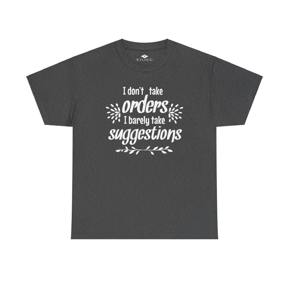 Unisex Funny Text T-Shirt | Classic Fit Humour Print Round Neck Casual Top