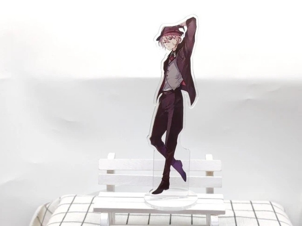 Bungo Stray Dogs Nakahara Chuuya Acrylic Double sided Stand Figure Decor Gift
