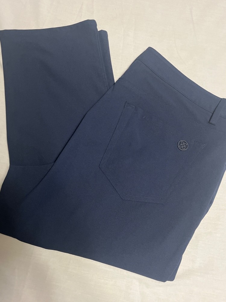 G/Fore Core 5 Pocket Pants Mens 35x34 Blue Chino Golf Performance Stretch