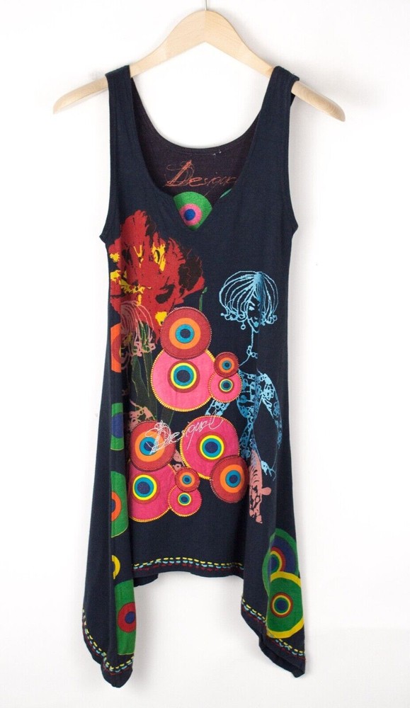 DESIGUAL Women's Midi Mini Casual Dress Top Size XS
