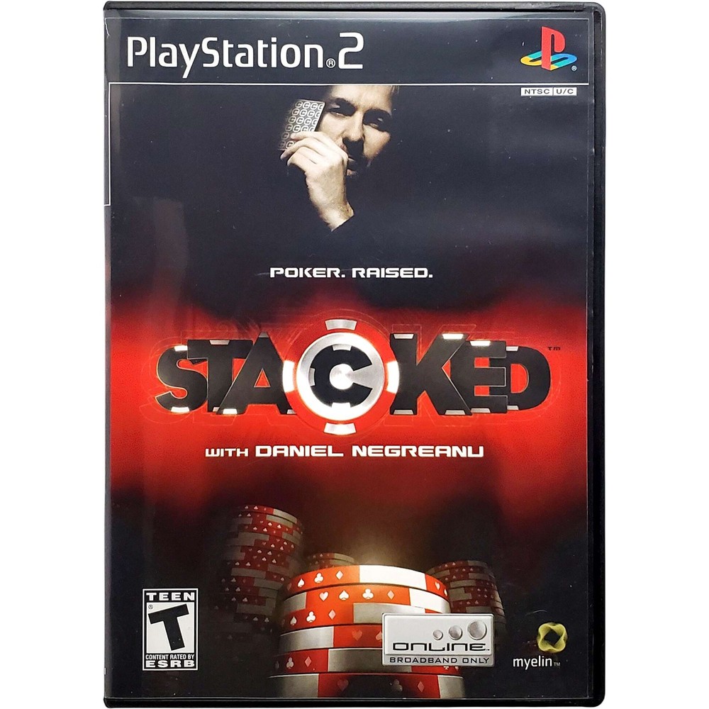 Stacked With Daniel Negreanu PS2 Game Pristine Tested Authentic Sony PlayStation 2