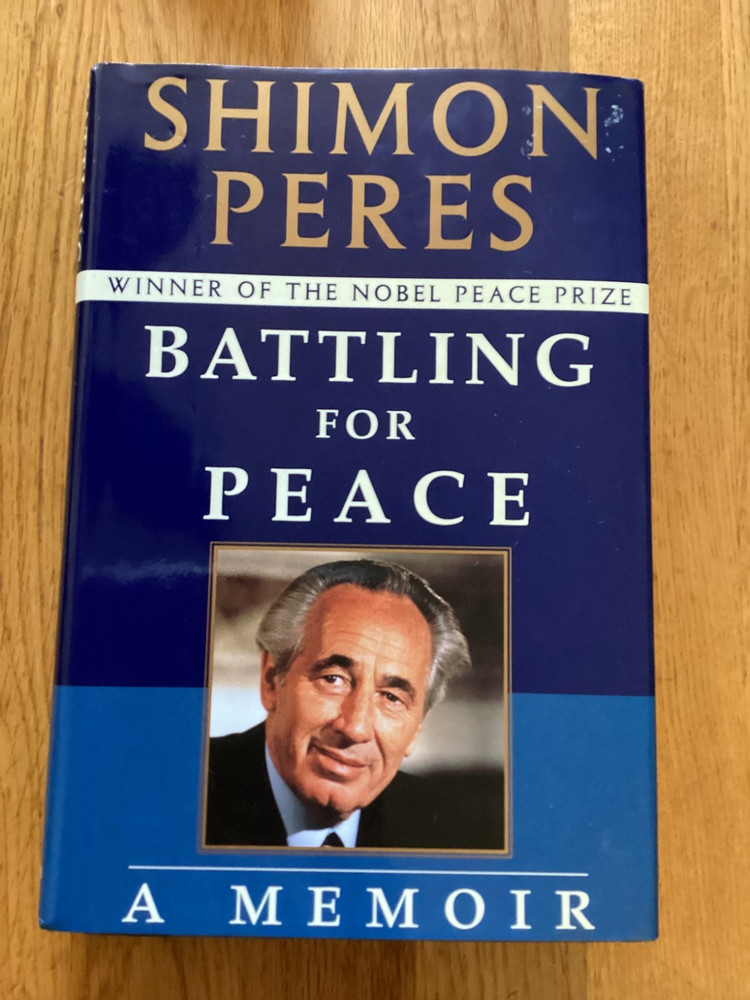 Shimon Peres Autographed 