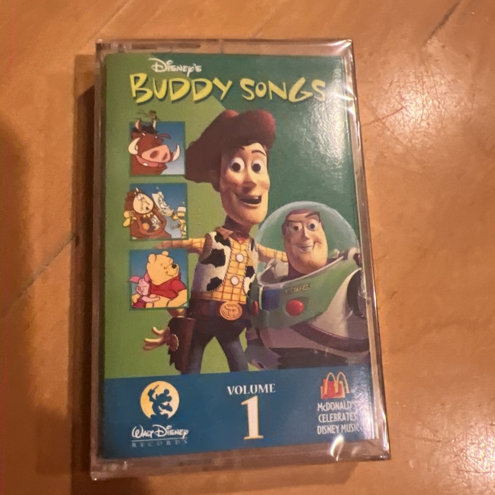 Disney's Buddy Songs Vol. 1 Cassette Tape  New