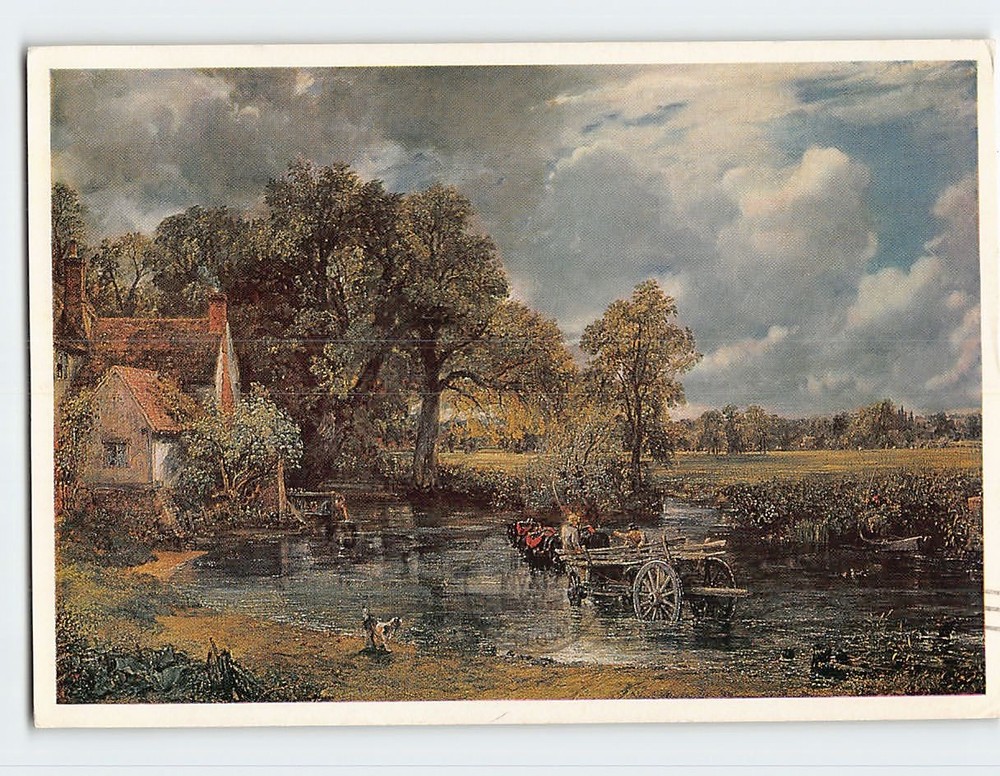 Postcard The Hay Wain By John Constable National Gallery London England