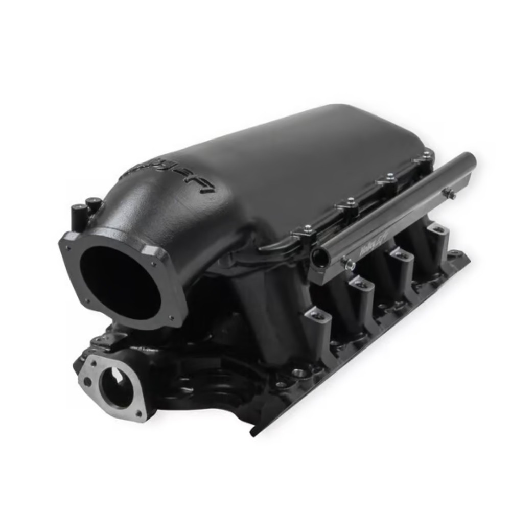 Holley Black Ford 351W Hi-Ram EFI Intake Manifold with 95mm LS Throttle Body Flange