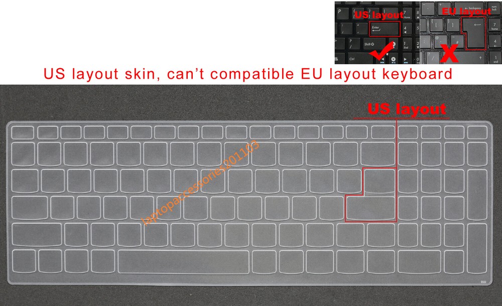 Keyboard Skin Cover for Lenovo 310S-15IKB 510S-15IKB 510S-15ISK 110-15ISK 110-15