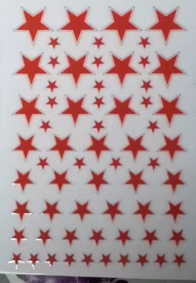 1/35 1/48 1/72 Russia Soviet Union Red Star Roundel Markings UV Transfer Sticker