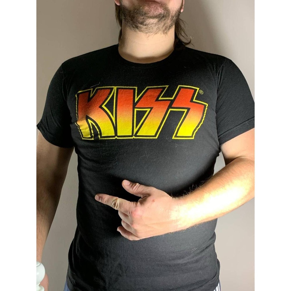 Kiss Short Sleeve T-shirt Men’s Size Medium Black