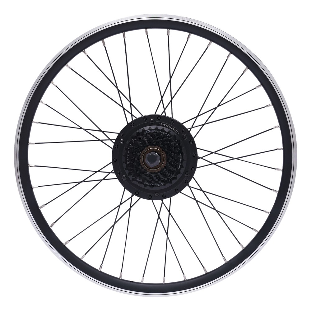 24 Inch E-bike Conversion Kit 36V 500W Motor Rear Electric Bicycle Wheel Kit