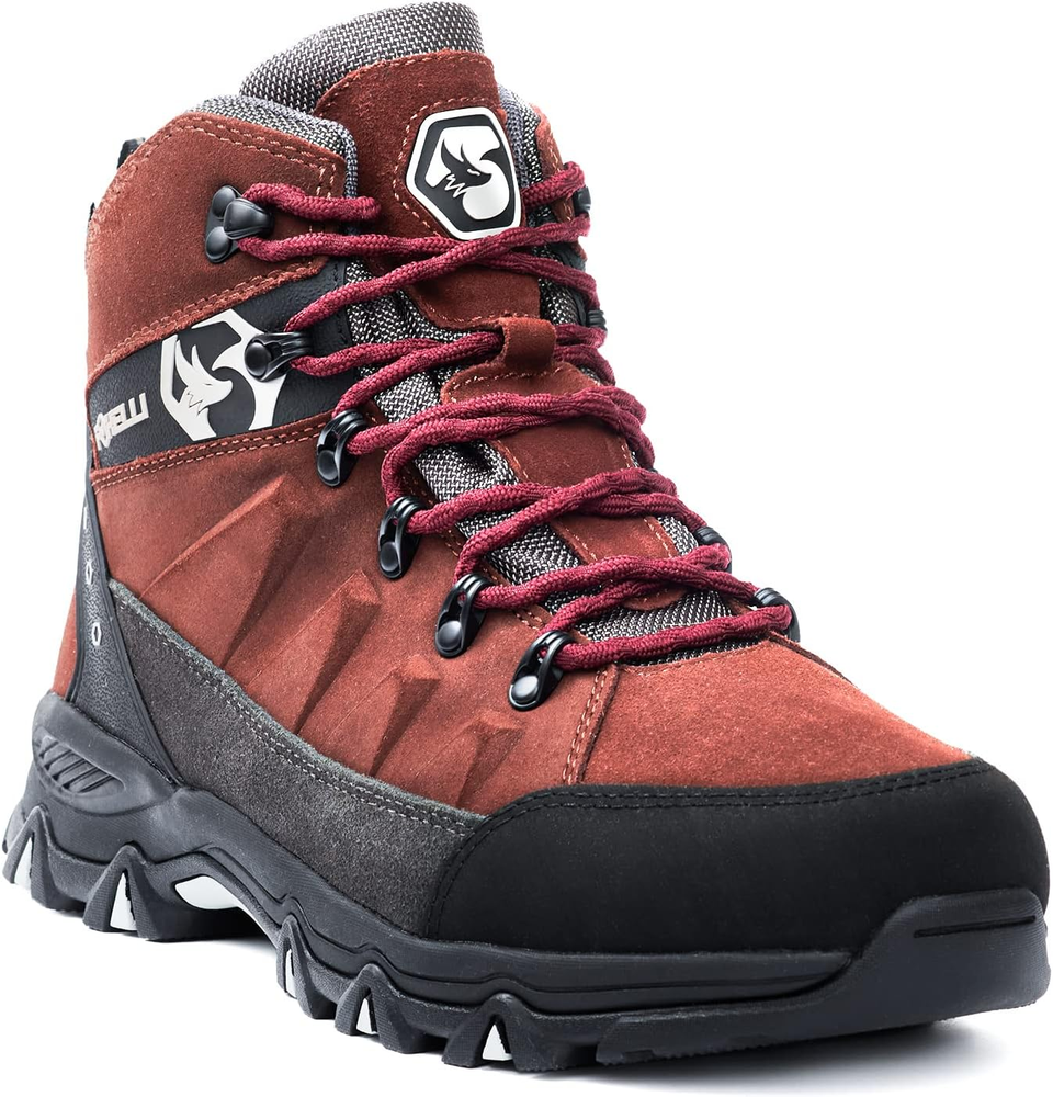 Waterproof Breathable Lightweight Suede Leather Men’s Hiking Boots