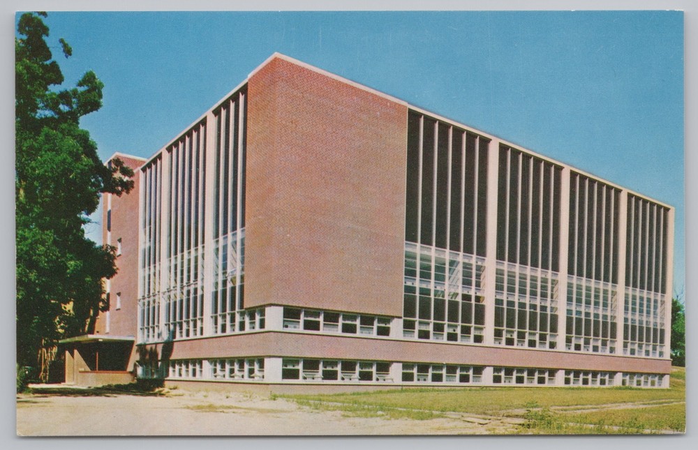 State~Corner View~University Of Iowa~College Of Law~Iowa City~Vintage Postcard