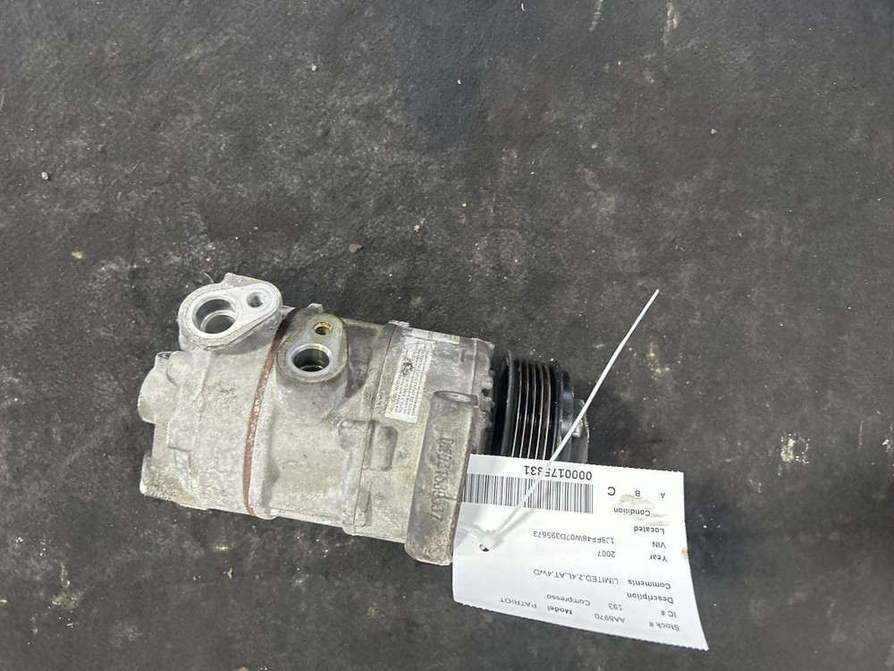 Used A/C Compressor for 2007 Jeep Patriot AT Grade C Replacement-image