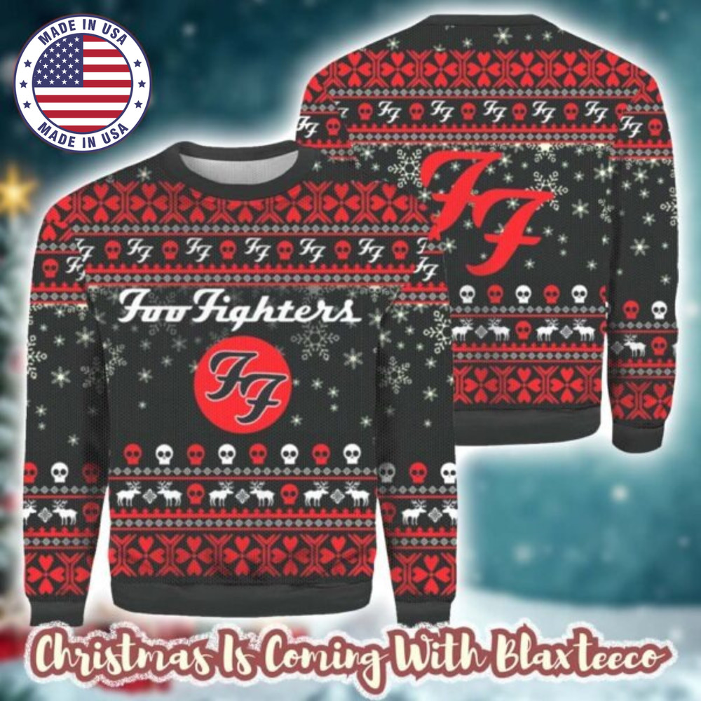 Foo Fighters Ugly Christmas Sweater Unisex All Sizes
