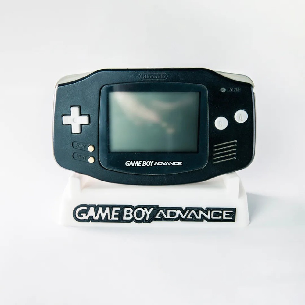 Nintendo Game Boy Advance GBA 3D Printed Stand – Handheld Console Display