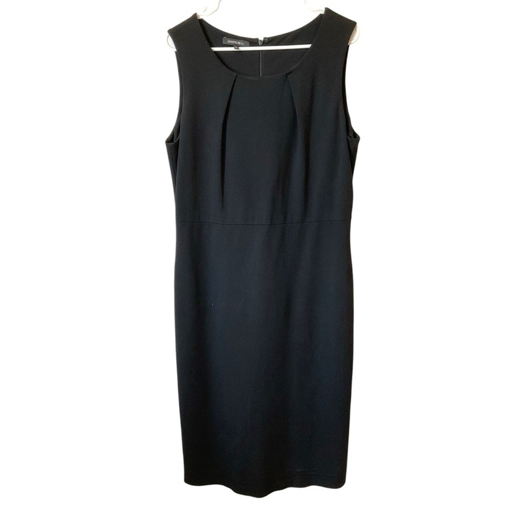 Lafayette 148 Black Sheath Dress Size 12
