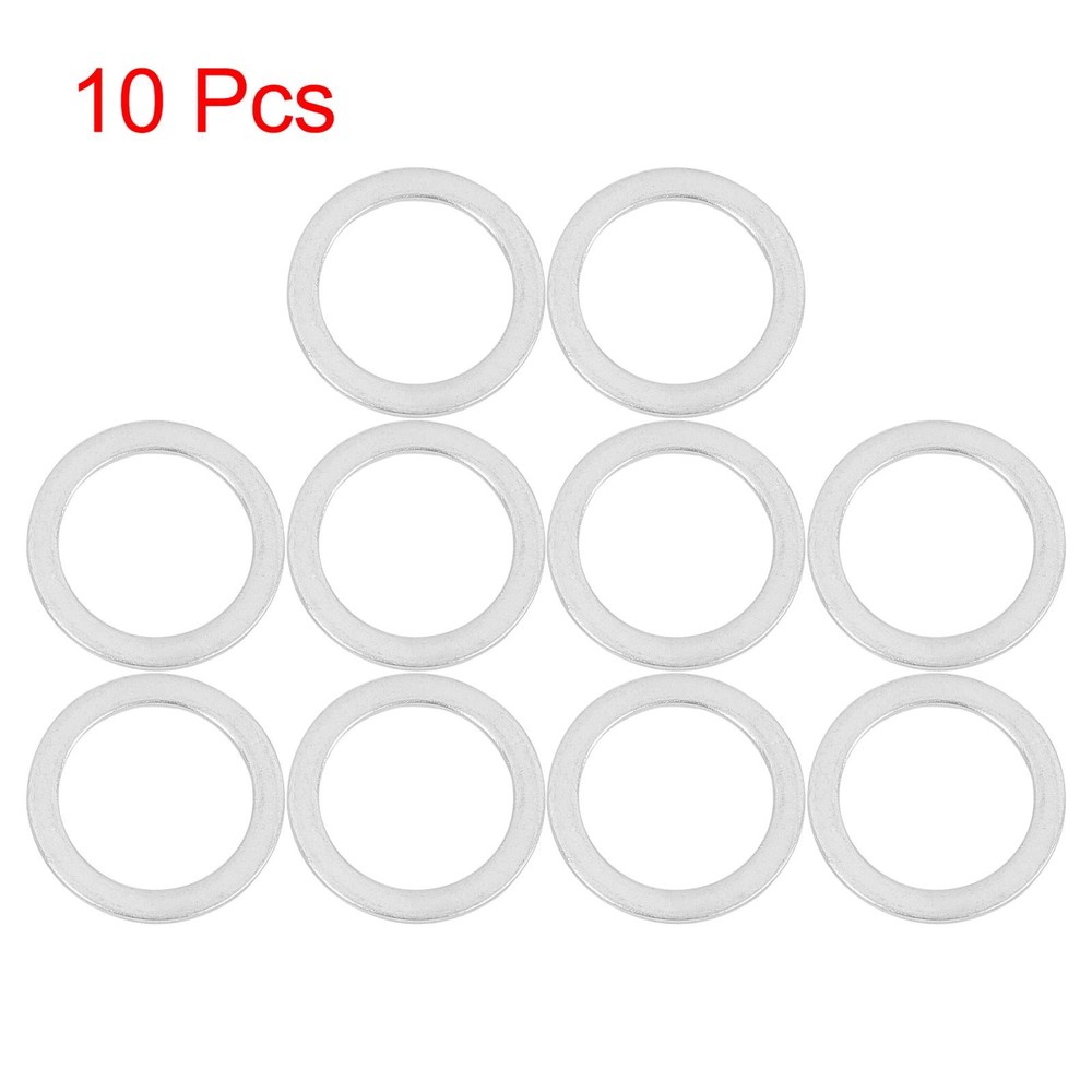 10pcs Automotive M18 Durable Oil Drain Plug Gaskets for Porsche 900-123-106-30