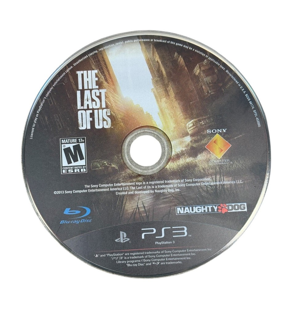 The Last of Us (Sony PlayStation 3, 2013) Disc Only - Tested