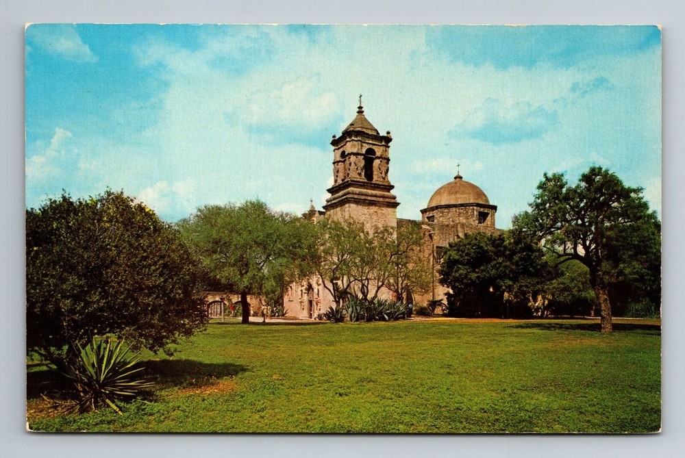 San Antonio TX-Texas, World Famous San Jose Mission, Vintage Postcard