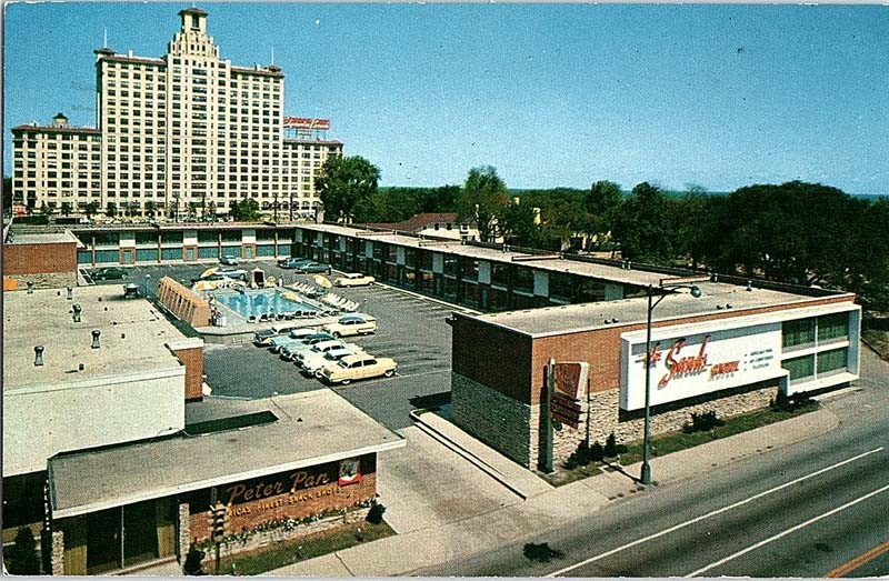 Postcard MOTEL SCENE Chicago Illinois IL m/09 AJ0158