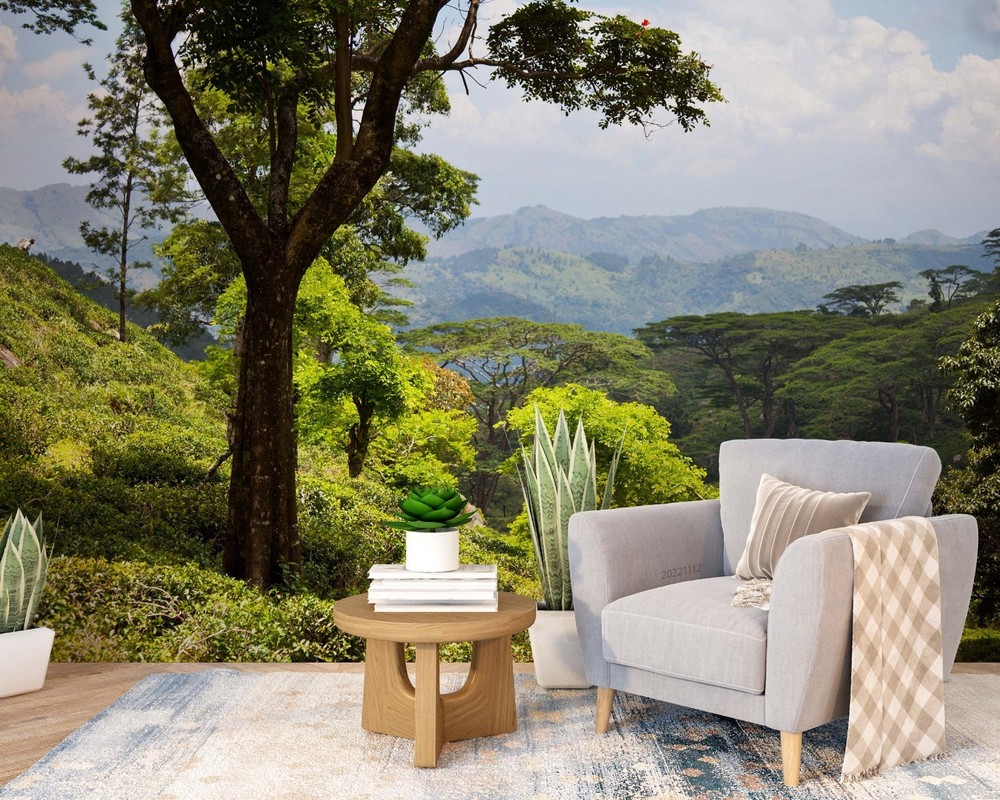 3D Mountain Forest Landscape Wall Murals Wallpaper Murals Wall Sticker