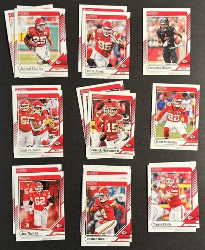 2024 Panini Donruss Football KANSAS CITY CHIEFS Team Lot💥 Rookies - 21 Cards