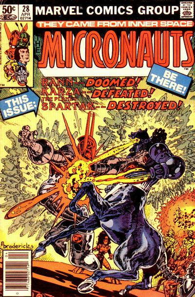 **Micronauts Vol 1 #28 FN Newsstand Marvel Bill Mantlo - Combined Shipping**