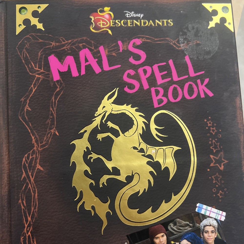 Descendants: Mal's Spell Book by Disney Books (2015, Hardcover)