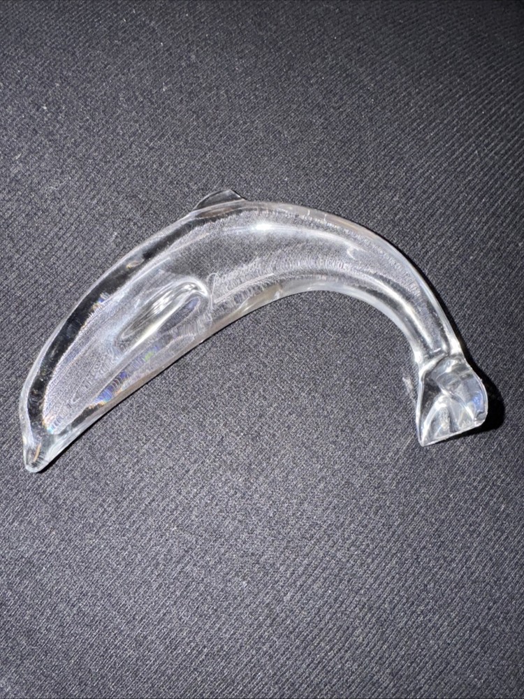 Baccarat Crystal France Arched Leaping Playing Dolphin Figurine