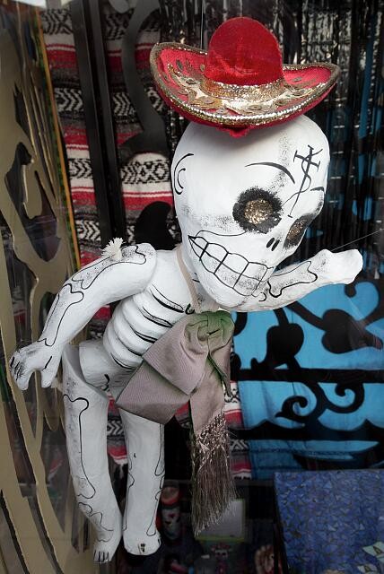 Olvera Street Los Angeles California 2012 Day of the Dead Skeleton Doll
