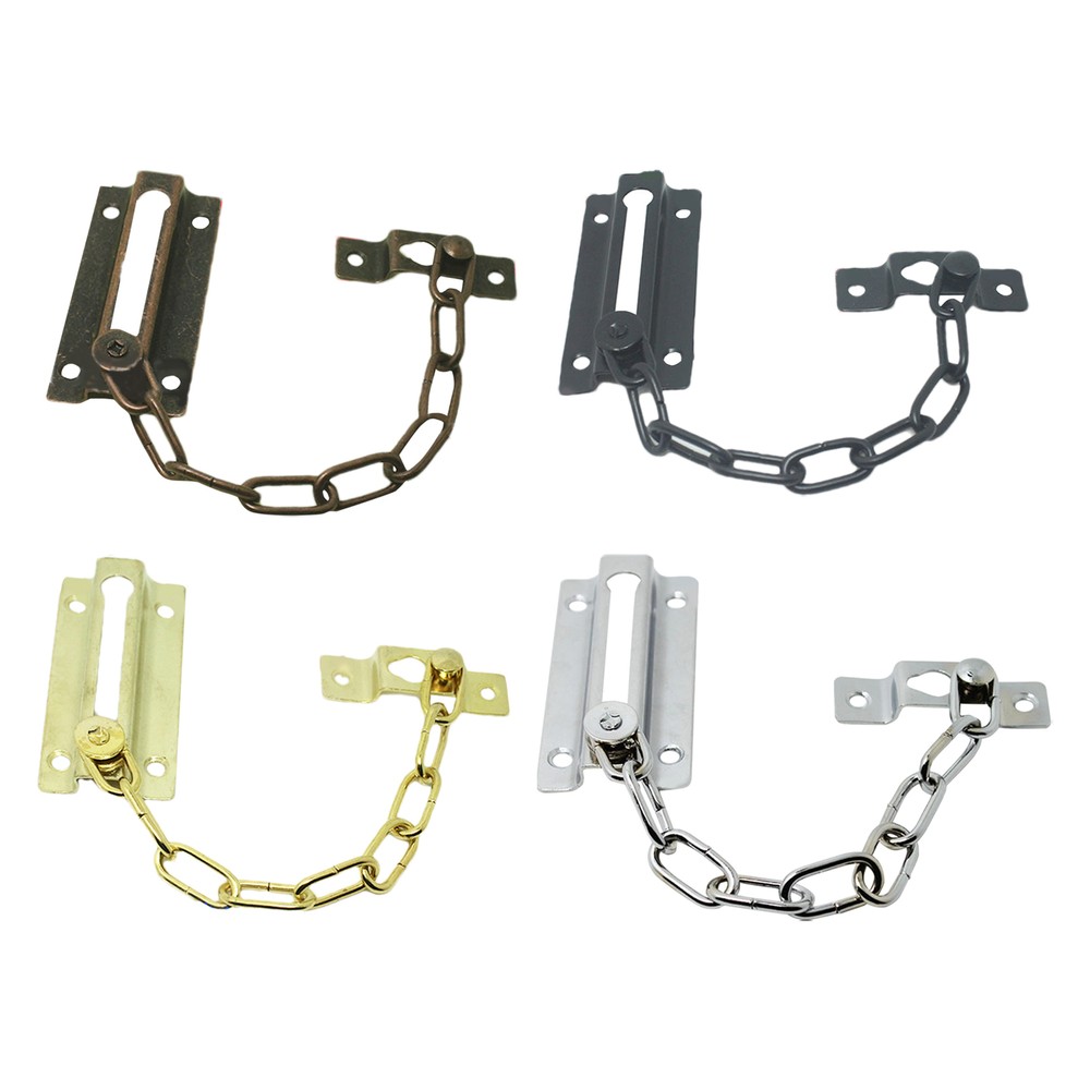 1pc Door Chain Security Lock For Heavy Duty Bolt Guard Latch Front Safety Catch