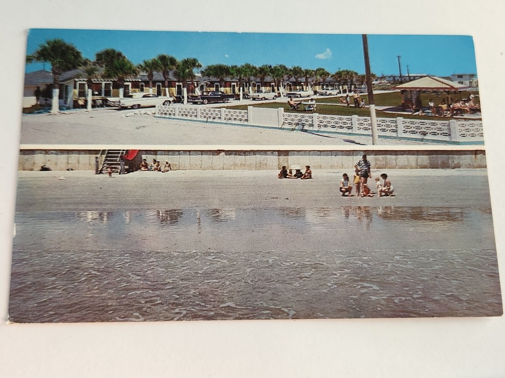 TOM THUMB COURT Cottage Beach Kids Florida NOS Vintage Postcard Unposted NEW