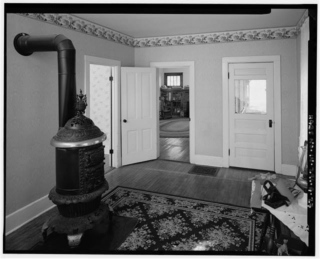 Photo:Porter Indiana Chellberg Farm 1900s Parlor Living Room Interior View