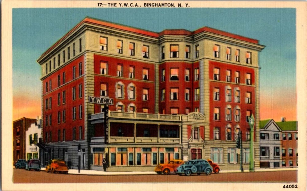 Binghamton New York NY : BUILDING SCENE m/14 BG2526