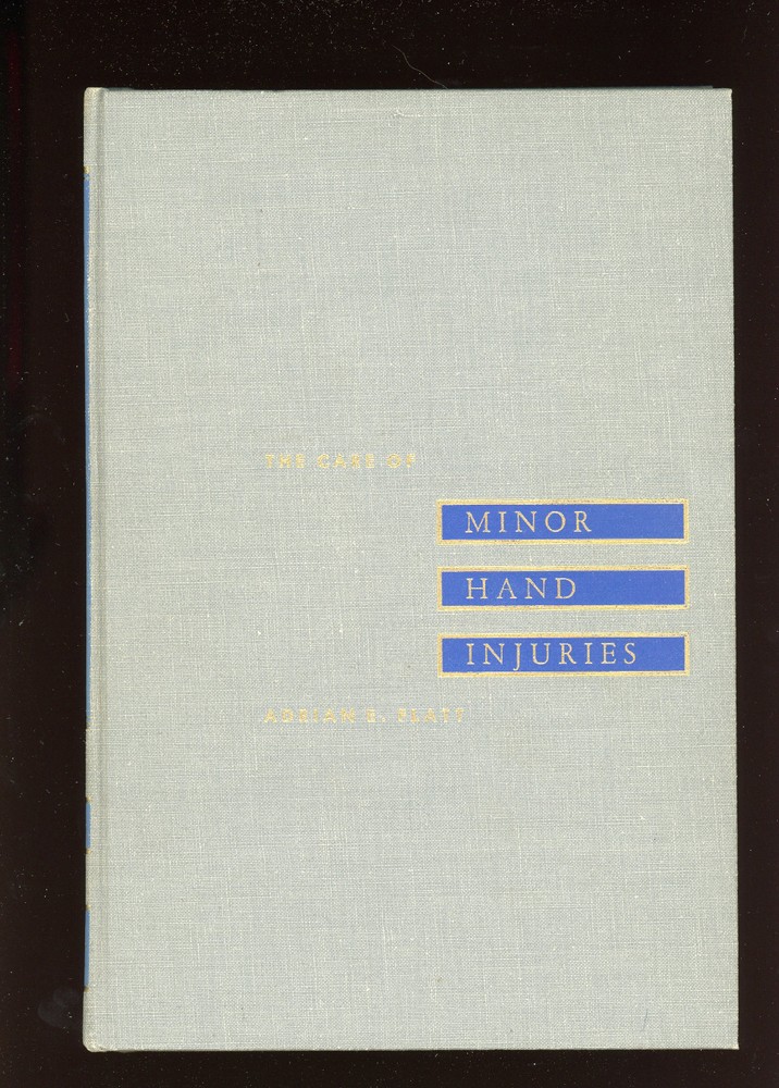vintage Medical. THE CARE OF MINOR HAND INJURIES by Platt. 1959.