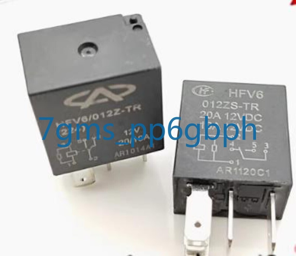 5 PCS NEW HFV6 012ZS-TR 20A 5-Pin 12VDC Automotive Relay #F22