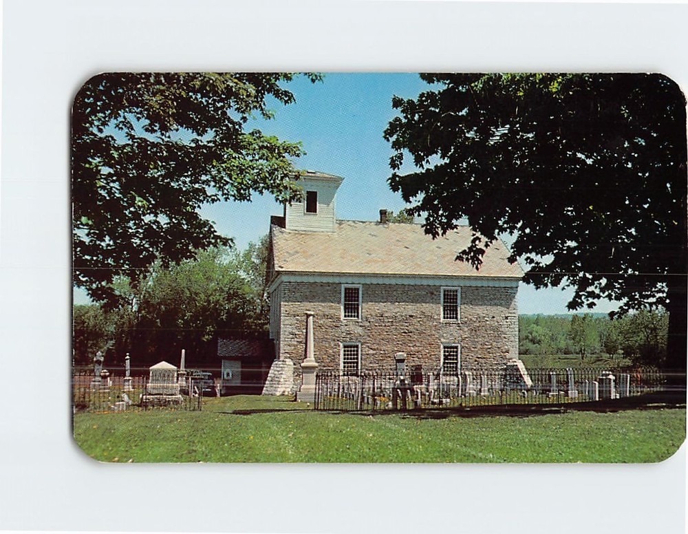 Postcard Old Fort Herkimer Church New York USA
