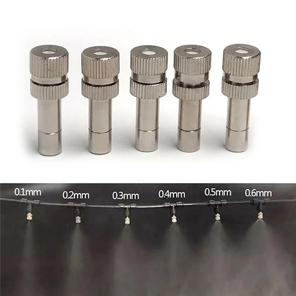 1/5Pcs 8mm Atomizing Misting Nozzle Water Irrigation Sprinkler Spray Nozzles