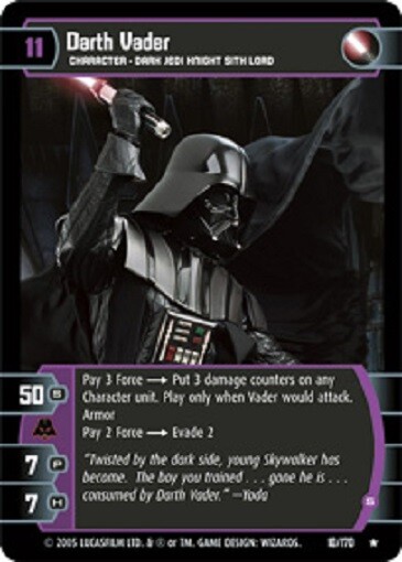 STAR WARS TCG WOTC Revenge of the Sith Darth Vader 10/110 Gem Mint Condition Collectible Card