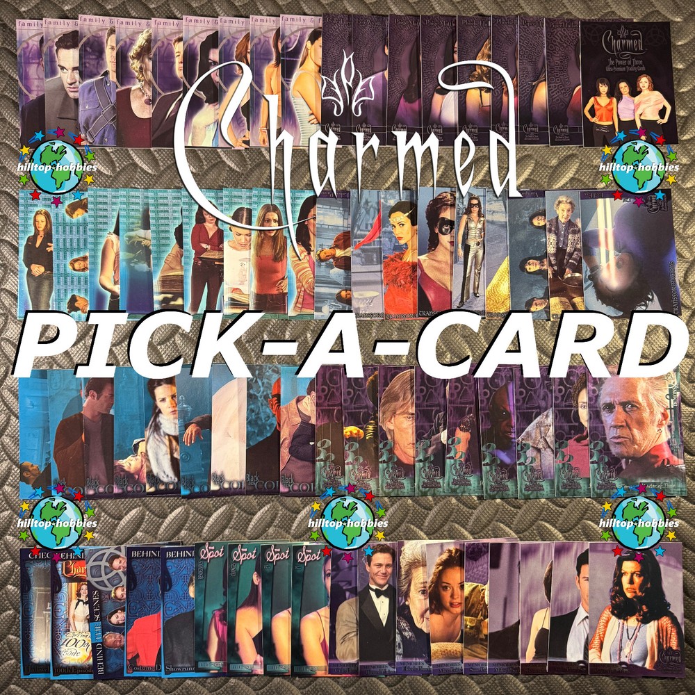 2003 Inkworks Charmed Power of Three 1-72 Trading Cards or Wrapper